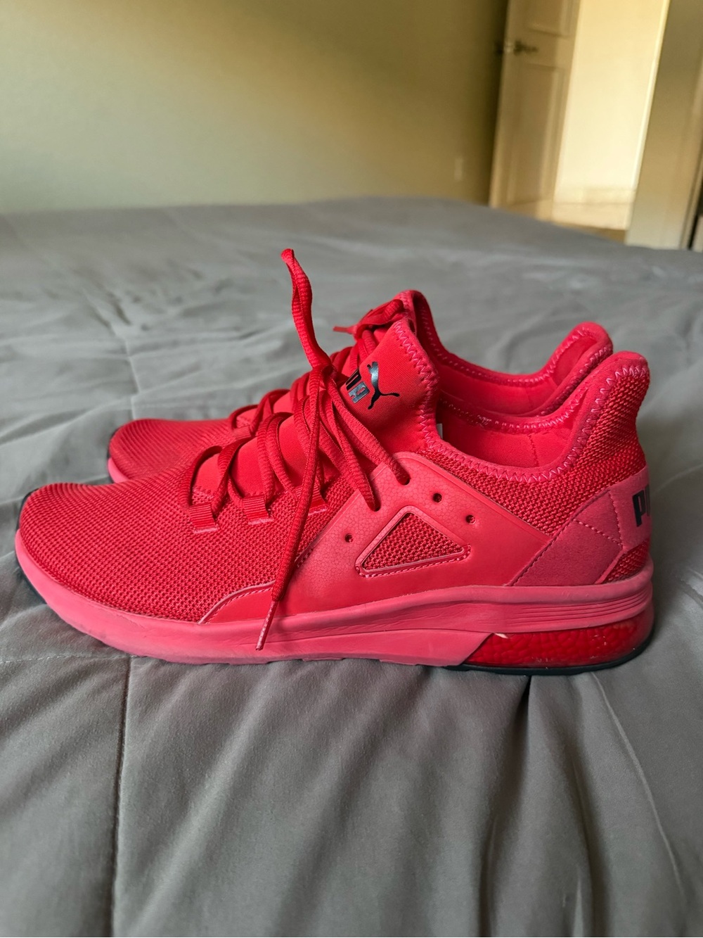 Puma Bright Red Performance Trainers